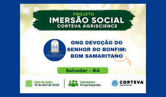 IMERSÃO SOCIAL CORTEVA AGRISCIENCE – DEVOÇÃO DO SENHOR DO BONFIM-BOM SAMARITANO